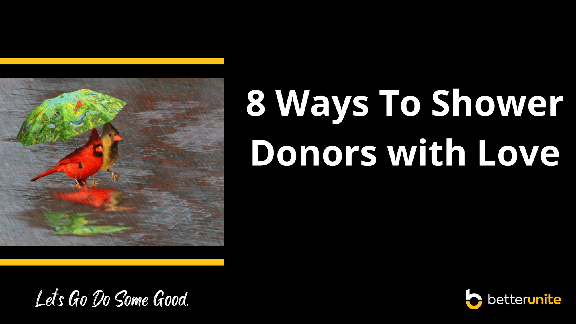 8 Ways To Shower Your Donors With Love 5157